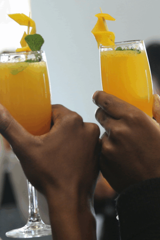 yellow cocktail